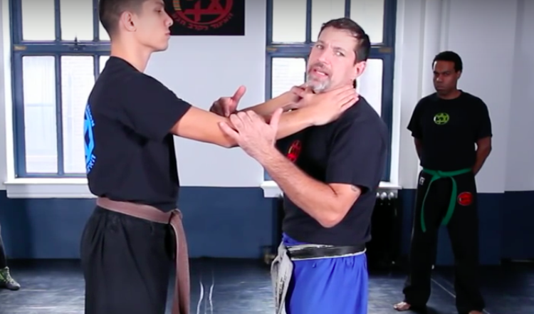 How to Defend against a Front Choke | Krav Maga Defense